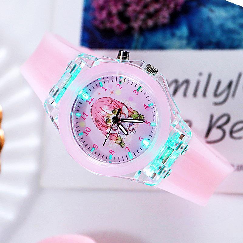 2020 new creative children's watch night light colorful LED student watch boys and girls fashion cartoon