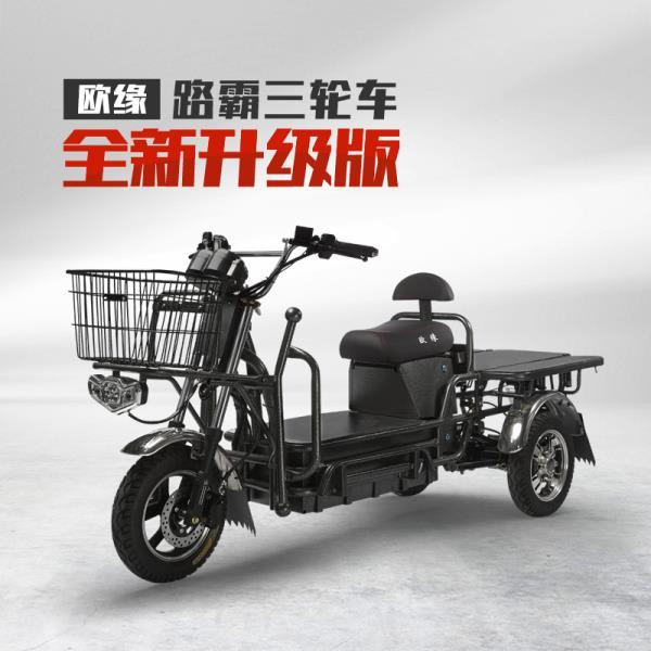 载重王电动三轮车60v72v路霸电瓶车载货拉货家用三轮大力神电动车