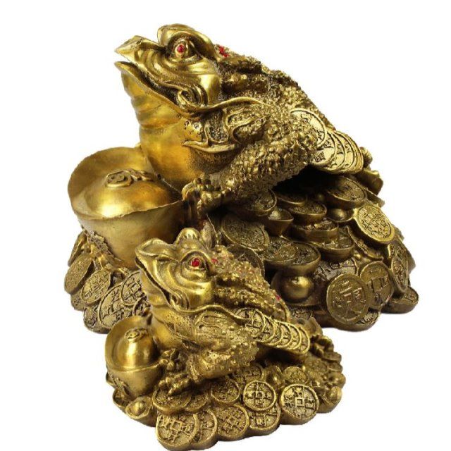 新慈缘正堂 三脚金蟾摆件铜 金蟾摆件三足蟾蜍店铺开业礼品【2月8日发
