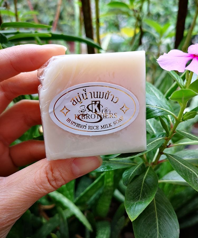 泰国手工大米皂破相皂天然植物精油美白控油保湿米奶祛斑肥香皂女