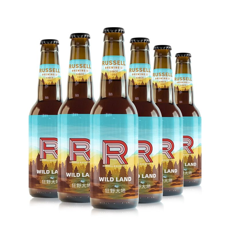 russell罗塞尔精酿啤酒狂野大地塞松啤酒瓶装整箱小麦酒330ml6瓶