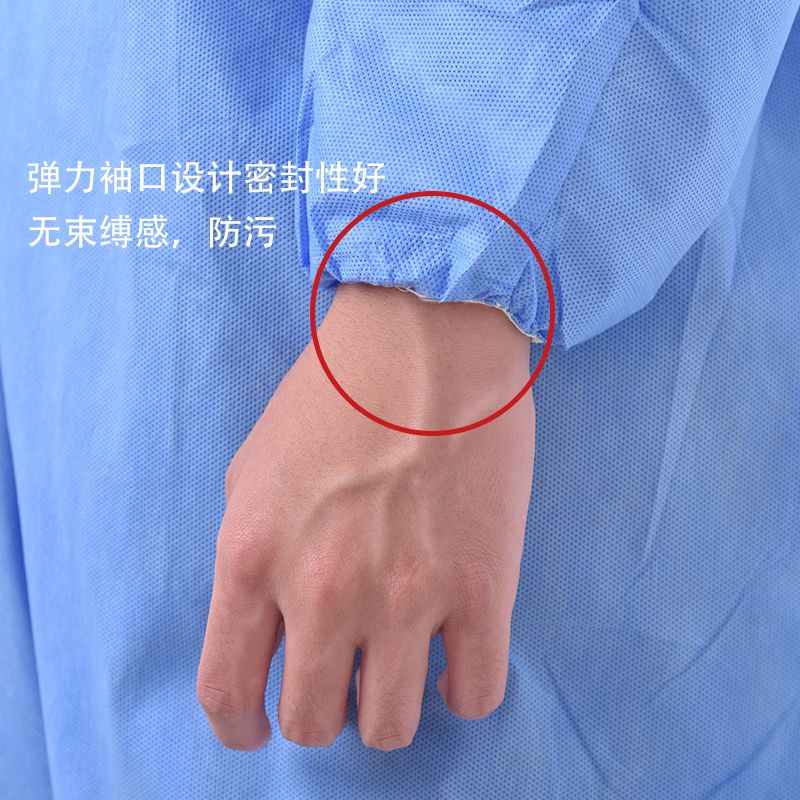 Disposable protective clothing one piece with cap full body breathable pig farm breeding isolation clothing common spray paint visiting work clothes