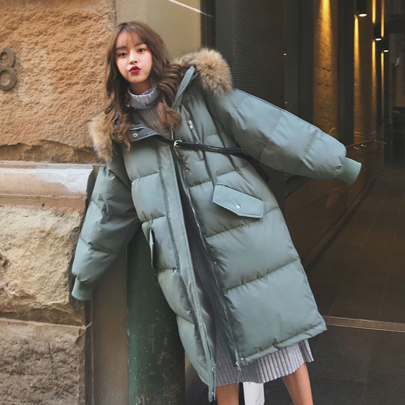 雅鹿羽绒服服女中长款韩版ins羽绒服宽松2022新款冬季外套洋气加