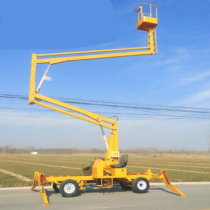 曲臂式升降机高空作业车路灯监控安装维修梯自行式液压工程吊车