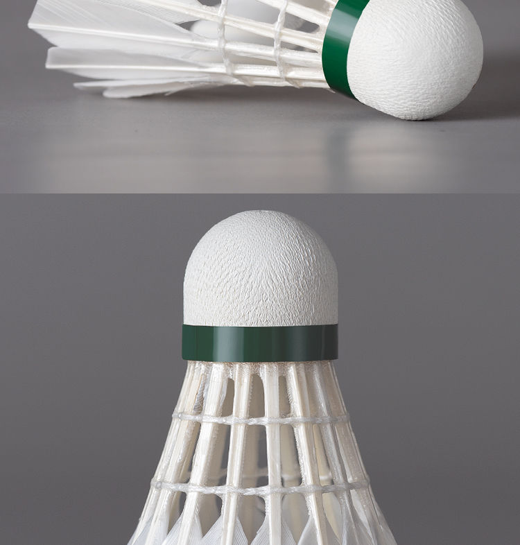 威羽斯羽毛球软木球头12只装稳定耐打室内室外娱乐训练比赛用球