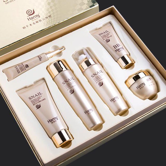 玫琳凯【专柜正品】蜗牛原液套装护肤品美白补水淡斑化妆品水乳学