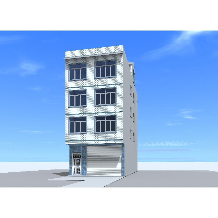 4x16.7 四层临街自建门面房图纸建房施工图建筑结构图经济实用