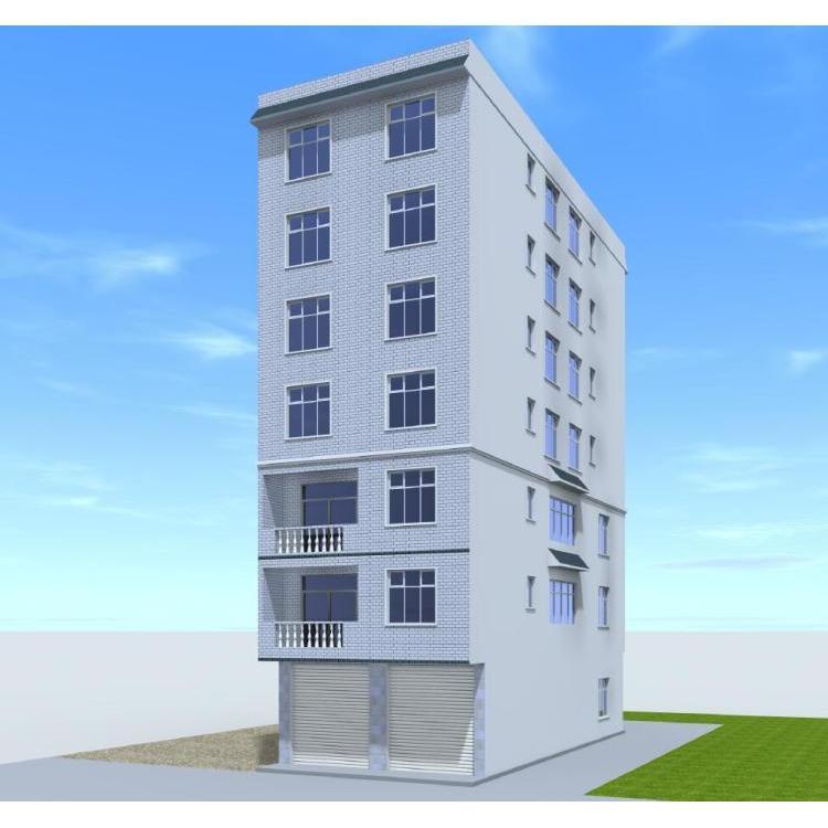 2x16.9 七层农村自建房自建楼房设计图施工图建筑结构图外观图