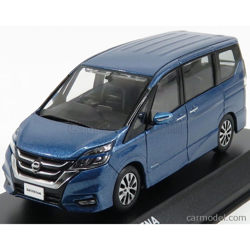 京商 1/43 日产瑟琳娜商务车 保姆车汽车模型 serena c27 2016 蓝