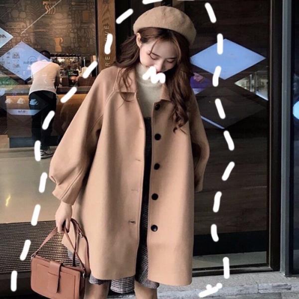 2020 new autumn / winter Korean small fragrant woolen coat for women