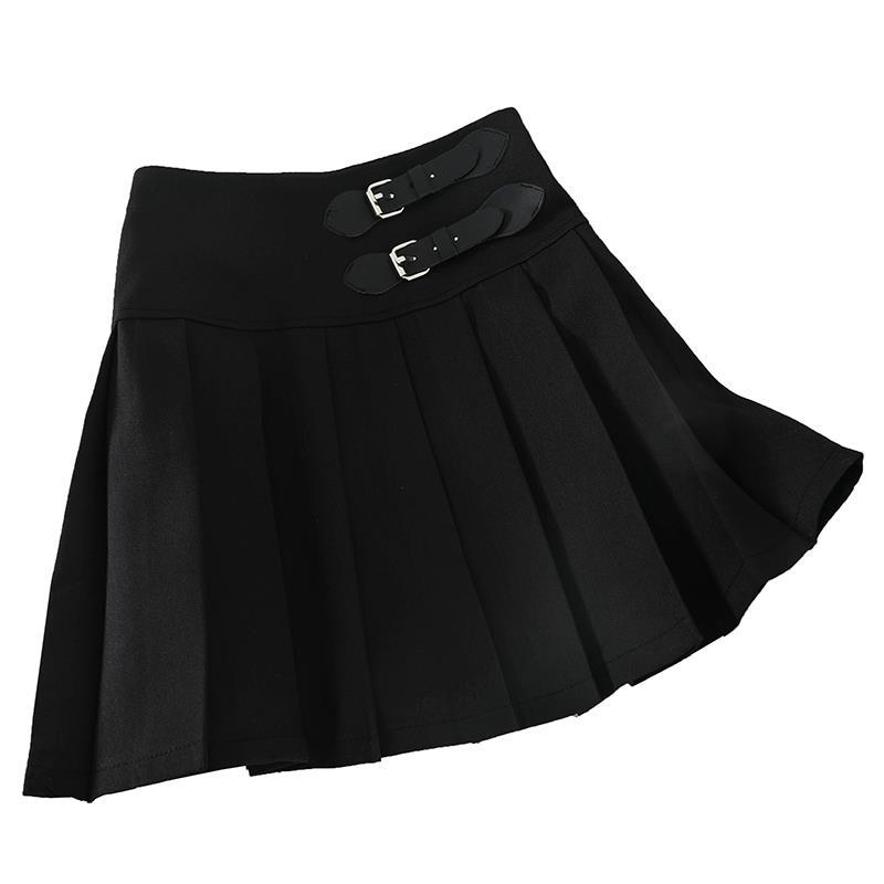 College style young girl chic Korean department high waist short skirt is thin and light proof student pleated skirt