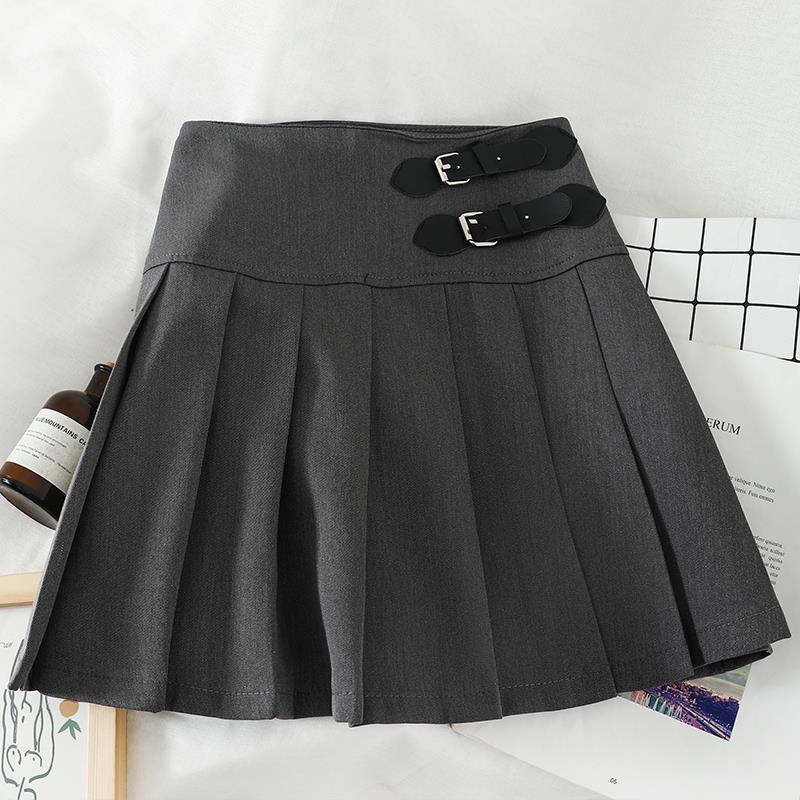 College style young girl chic Korean department high waist short skirt is thin and light proof student pleated skirt