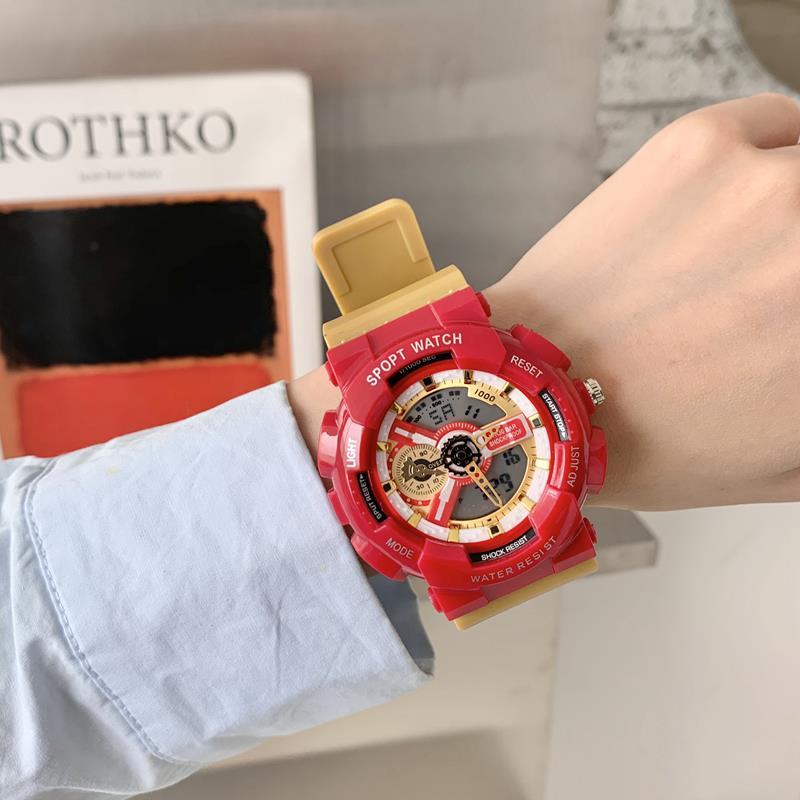 美国队长 漫威联名钢铁侠手表男女生中学生潮流ins原宿动漫风独角兽电子表 图片价格品牌报价 原仓数据