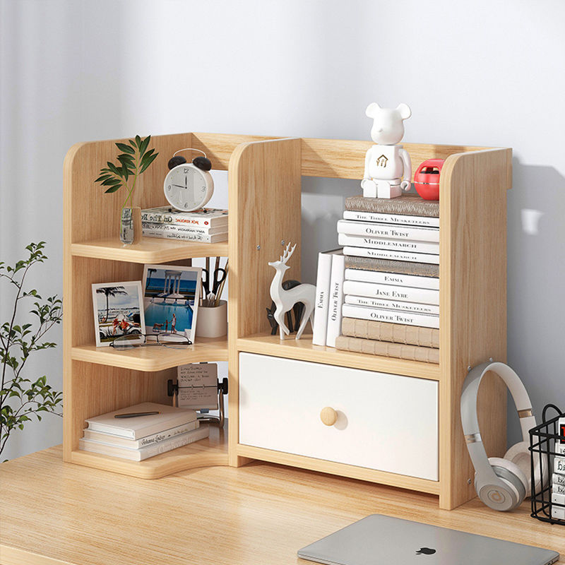Bookshelf simple desk desk storage rack dormitory artifact cosmetics office desk storage rack