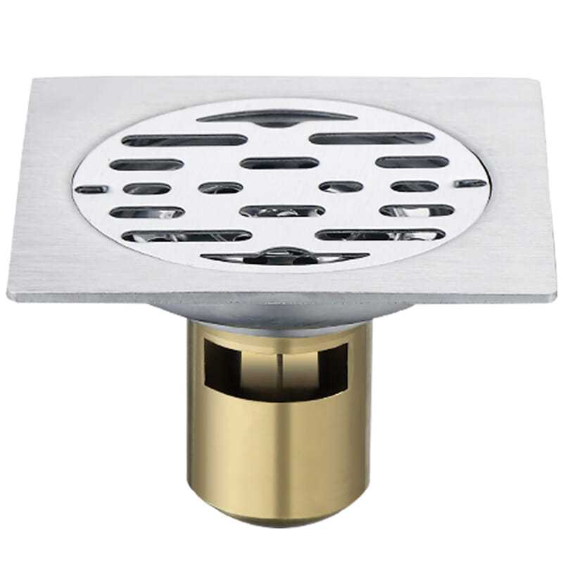 九牧王304不锈钢地漏防臭卫生间洗衣机两用加厚浴室厕防虫防反水