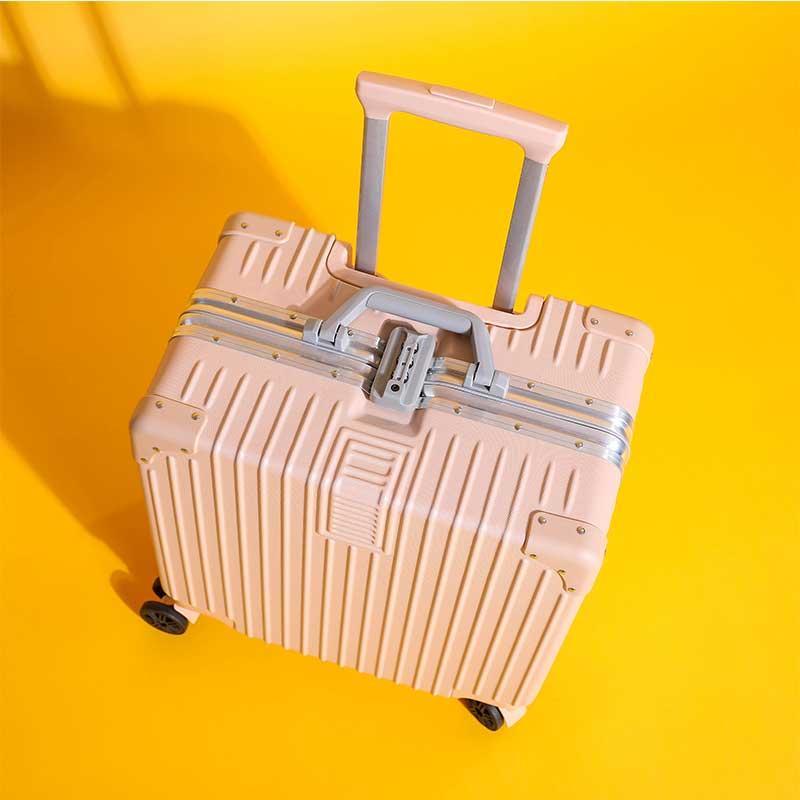 行李箱女18寸小型轻便迷你飞机登机拉杆箱20寸旅行箱包男密码箱包