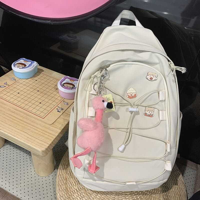 Schoolbag female Korean version Harajuku ulzzang high school college student ins style Japanese style backpack large capacity backpack male fashion