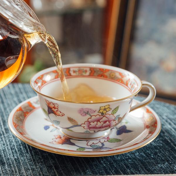 咖啡杯茶杯宫廷ins风下午茶herend上海手绘欧式奢华田园客厅摆件