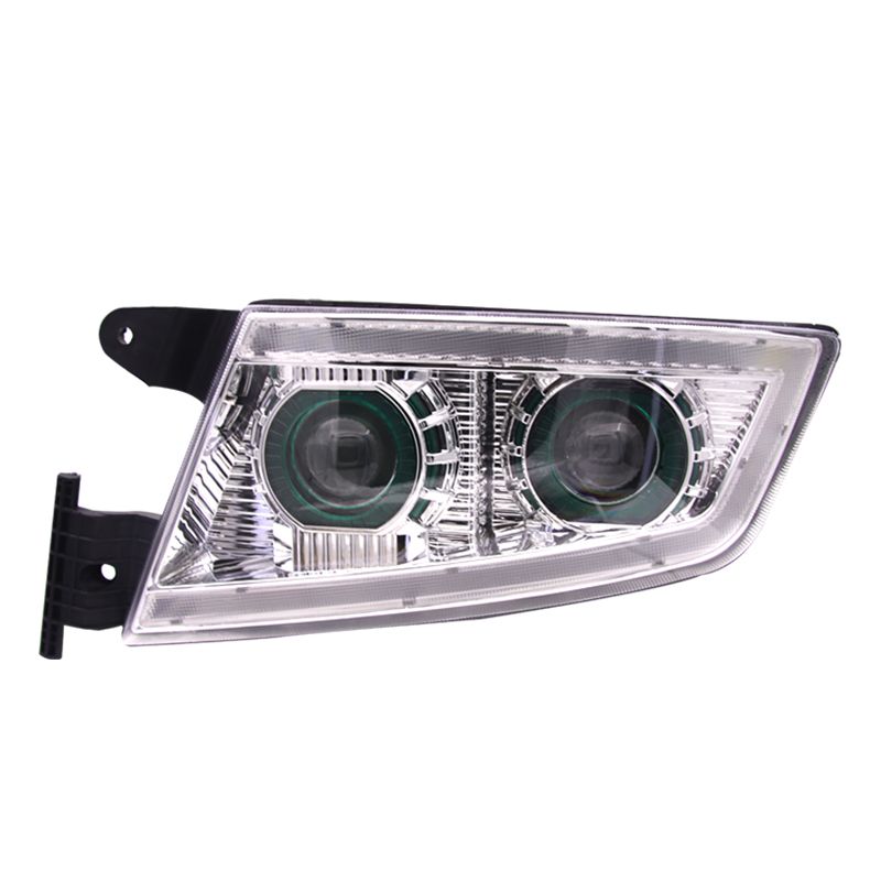 适用重汽汕德卡全led大灯总成c7hc5原厂改装双透镜流水转向日行灯