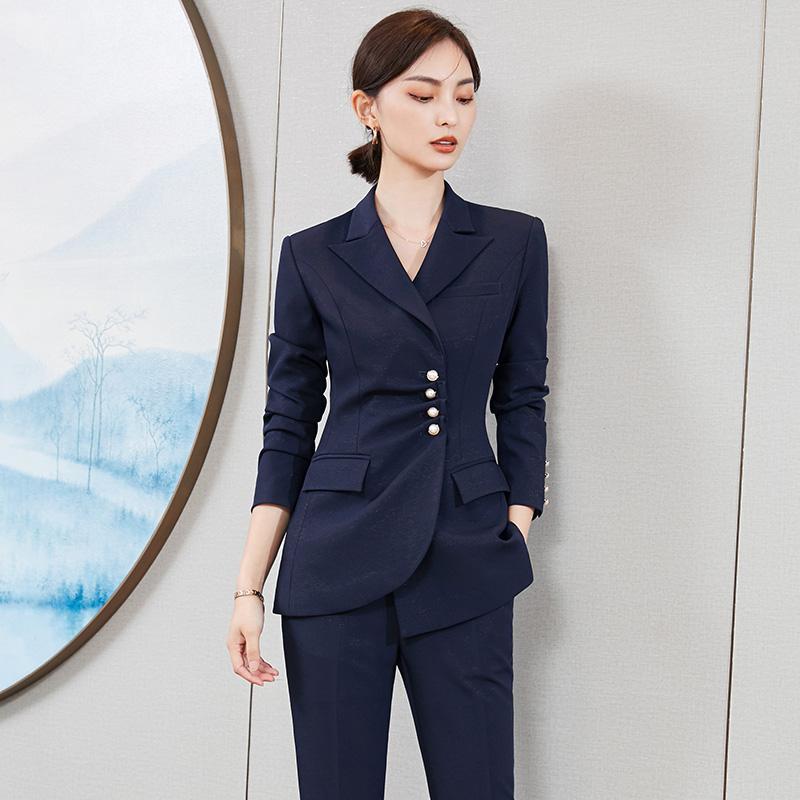 高端西装套装女外套秋设计感休闲西服时尚ol总裁气质职业干练正装
