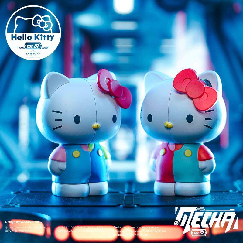 mecha hellokitty半解剖机械凯蒂猫系列一代盲盒kt猫潮玩手办公仔