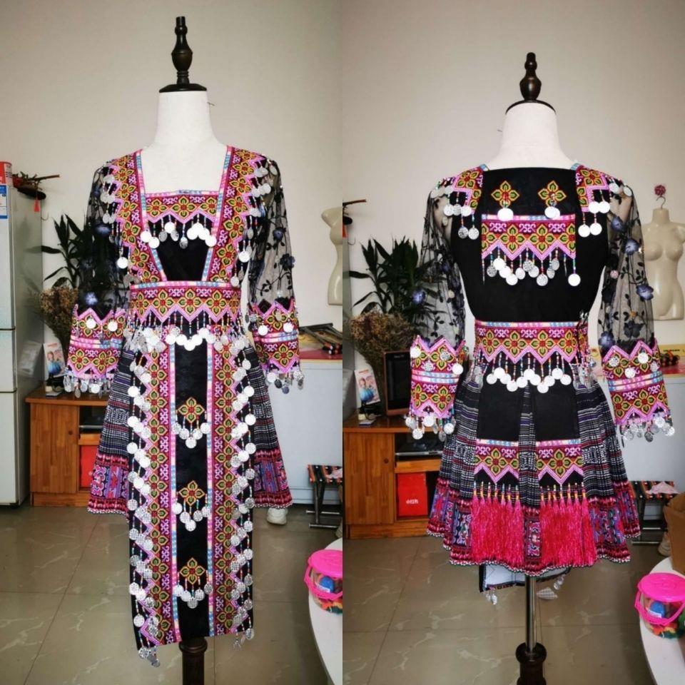 苗族服装新款套装苗族服装云南文山红河蒙自贵州安顺广西隆林苗族【3