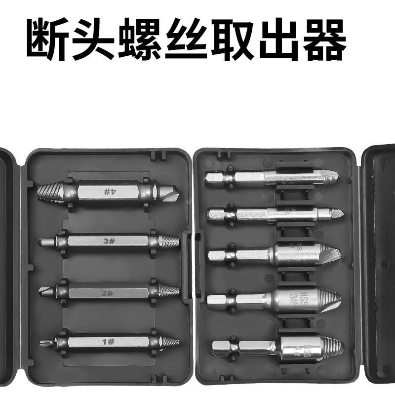 断头螺丝取出器/滑牙破损螺钉取出拆除工具/起子/双头断丝取出器