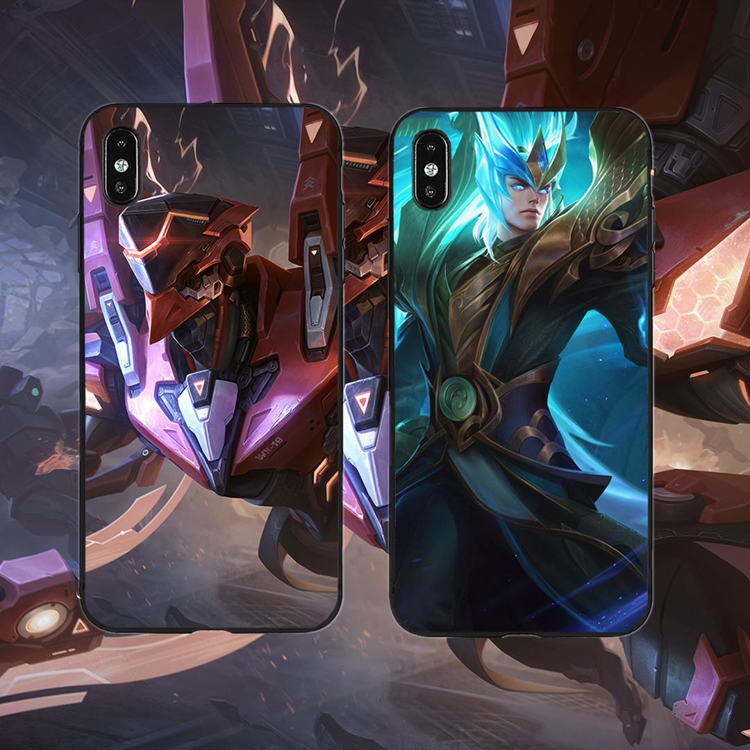 龙域领主王者荣耀青龙志铠绛天战甲手机壳任意型号定制曙光守护者