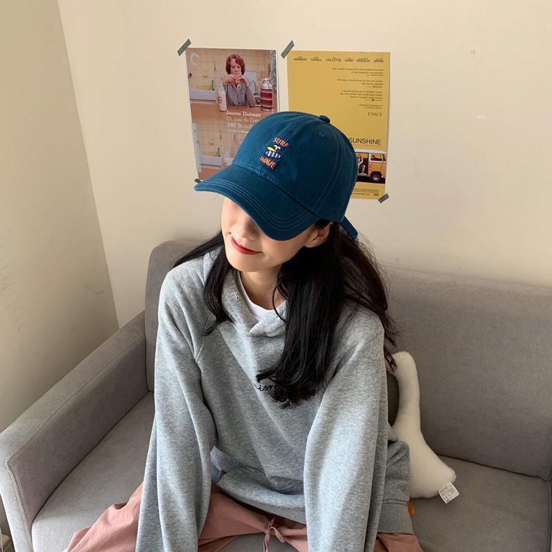 Hat girl student cap Japanese net red spring and summer baseball cap trendy Korean version of the casual all-match show face small hat