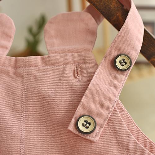 Baby suspenders, women's spring and autumn thin foreign style pants, pure cotton, girls' spring clothes, 2021 new children's pants