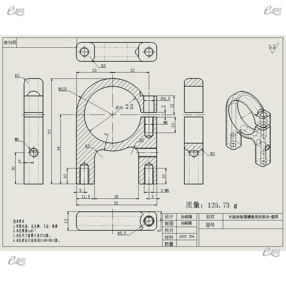 solidworks工程图图纸,solidworks 作品 142套solidworks工程图图纸模板/机械加工图纸/机械制图模板图纸