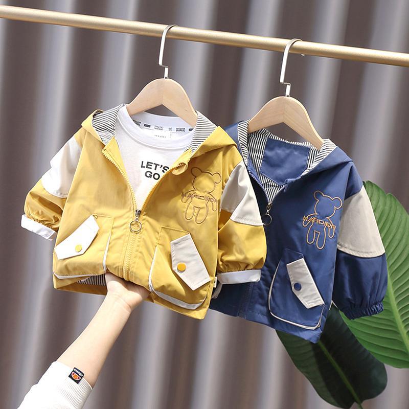 Children's jacket 2021 new boys' Korean version of the trendy spring jacket children's spring clothes baby spring and autumn clothes foreign and handsome