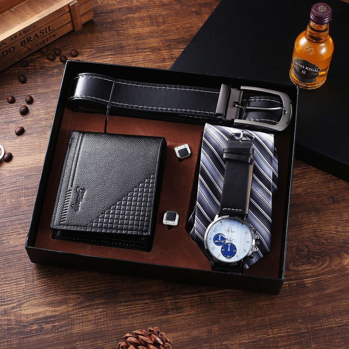 luxury gifts for men watch sunglasses belt tie bracelet pen