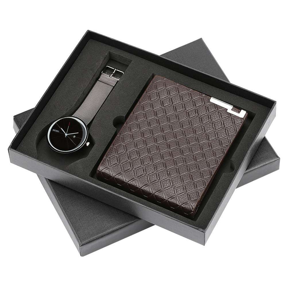 business man wallet good quality watch men gift box set