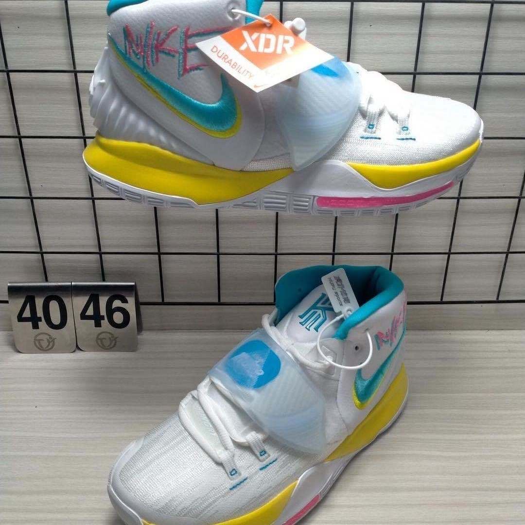 观摩耐克韩版kyrie6南海岸白豹纹奥利奥广州北京欧文6洛杉矶迈阿