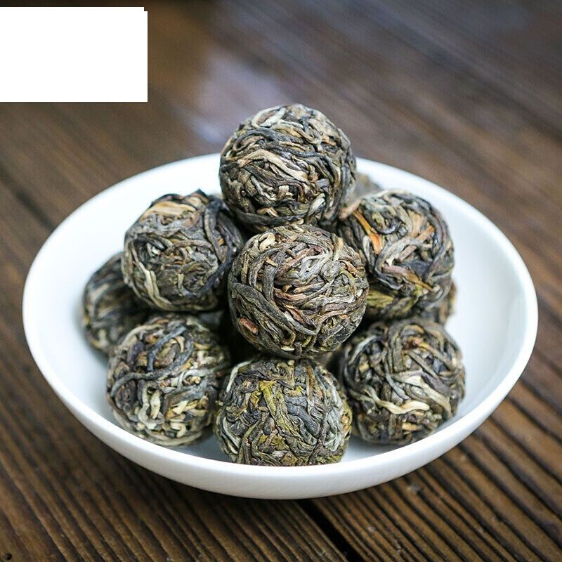 云南普洱茶生茶小沱茶古树球形小粒装 景迈龙珠茶250克