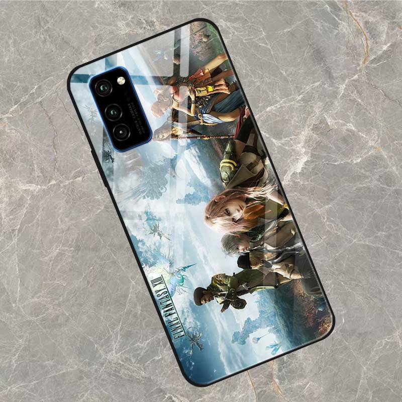 适用最终幻想ff14手机壳vivoy30玻璃子v2034a全包边y20保护套游戏