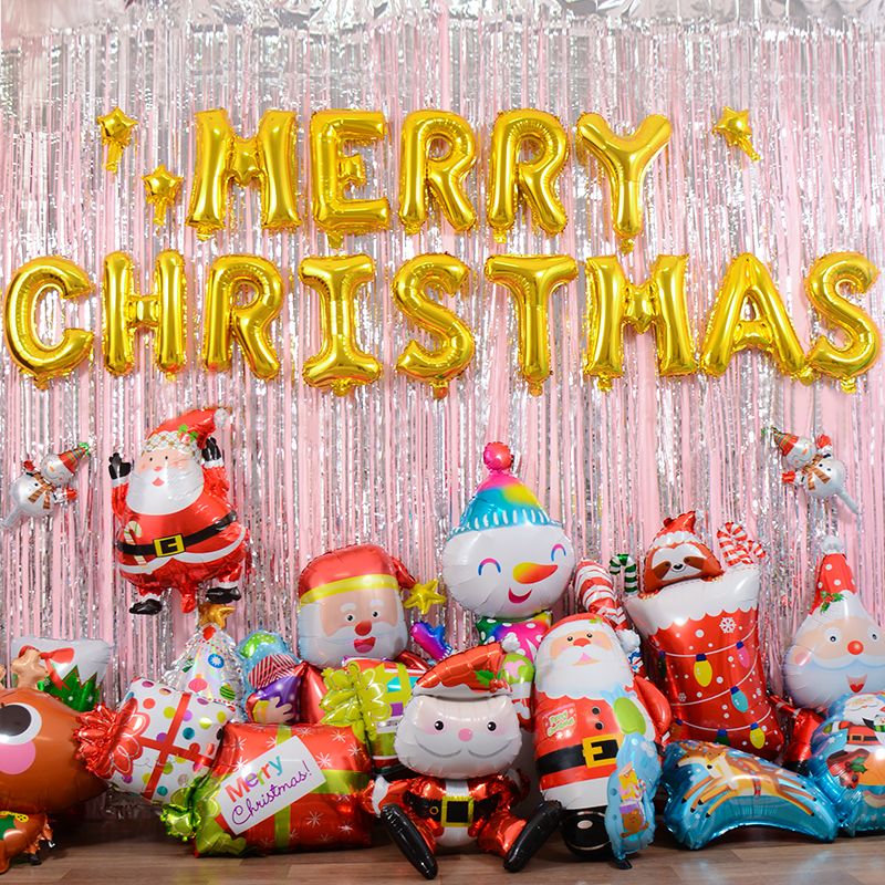 merry christmas globos helium foil balloons navidad 2021 dec