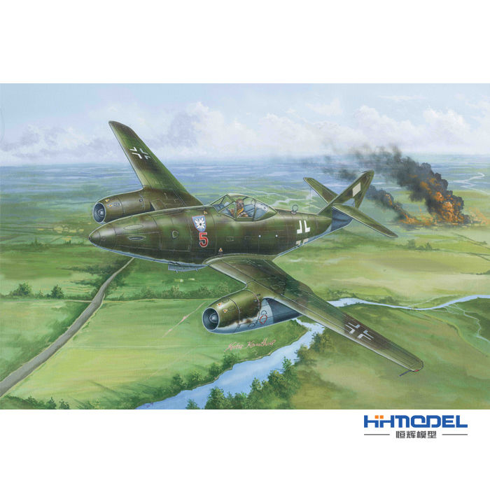 恒辉模型 hobbyboss 80370 1/48 德me 262 a-1a/u1战斗机