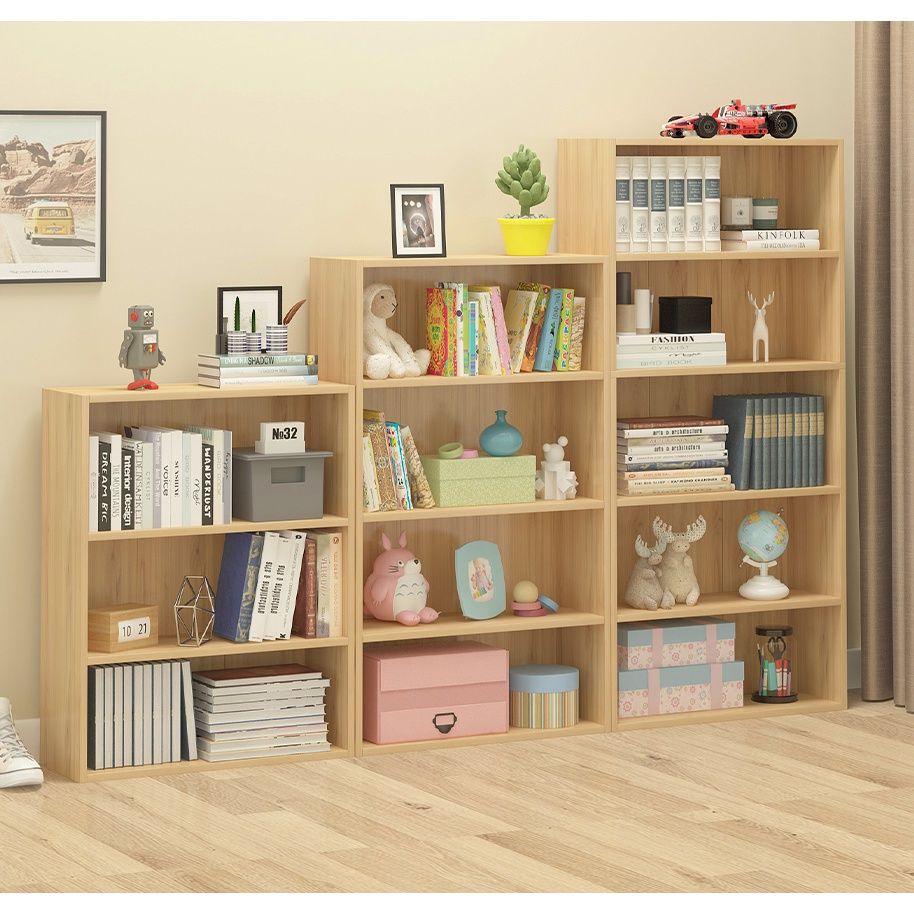 书柜书架简易落地书柜简约现代置物架学生组合书柜客厅创意收纳柜