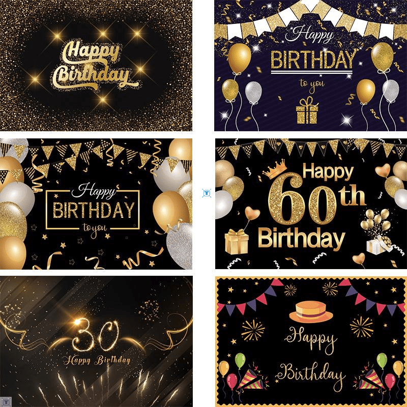 60th birthday party photography background cloth photo studi