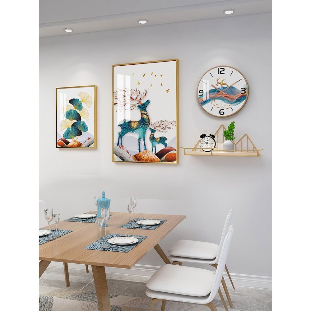 餐厅装饰画现代简约北欧风格饭厅墙面装饰挂画客厅沙发背景墙壁画