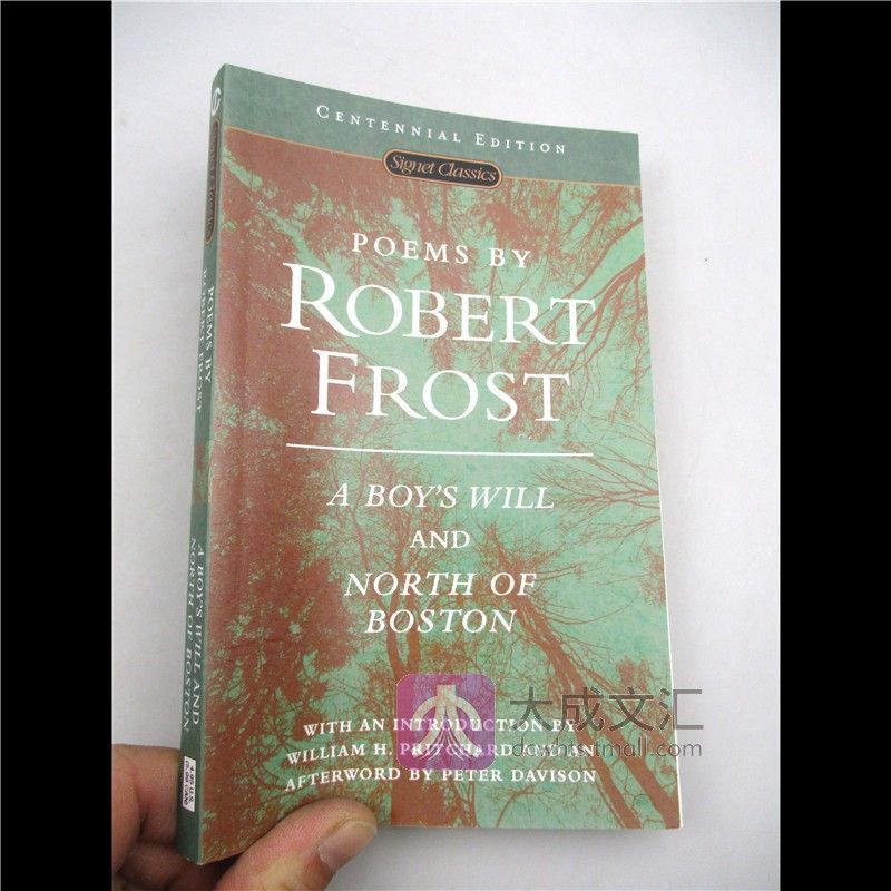 poems by robert frost 英文原版 罗伯特弗罗斯特诗歌集 少年的意