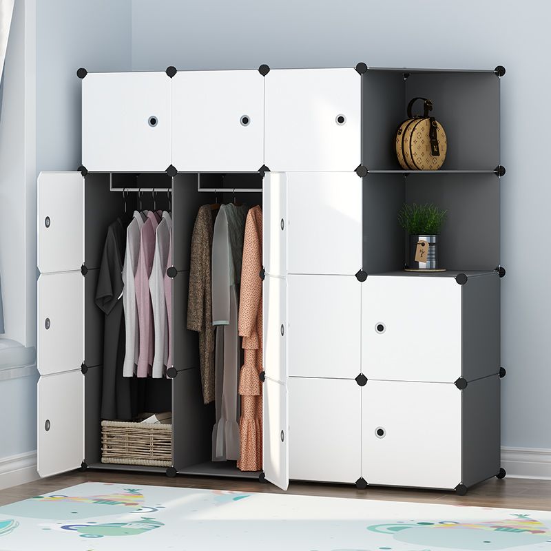 简易衣柜家用卧室简约现代出租房用布挂衣橱结实耐用储物收纳柜子