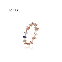 ZEGL日式轻奢戒指女小众设计冷淡风ins潮高级感时尚食指戒指环