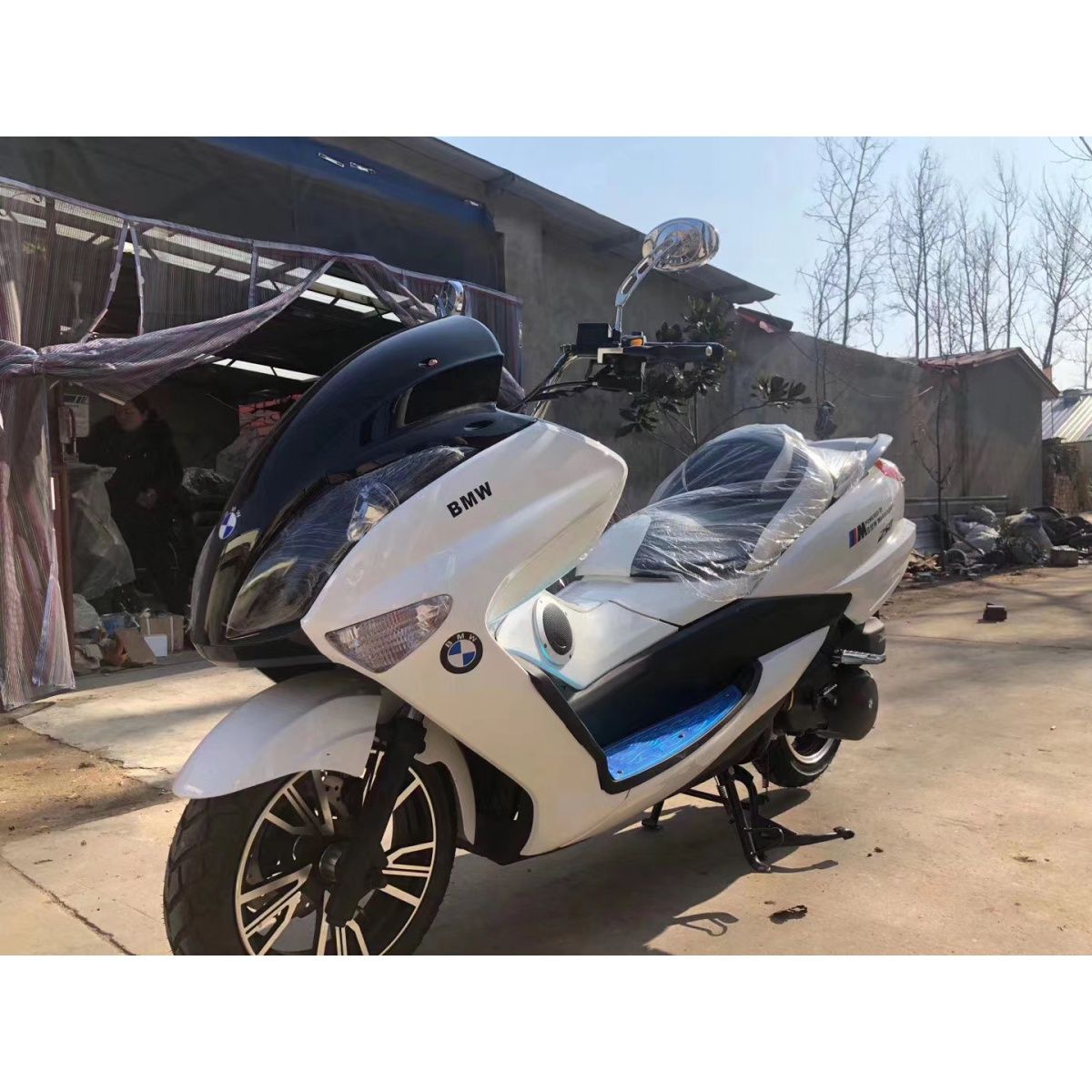 二手全新國四電噴寶馬大船250cc 馬傑斯特t3踏板巡航大綿羊摩托車