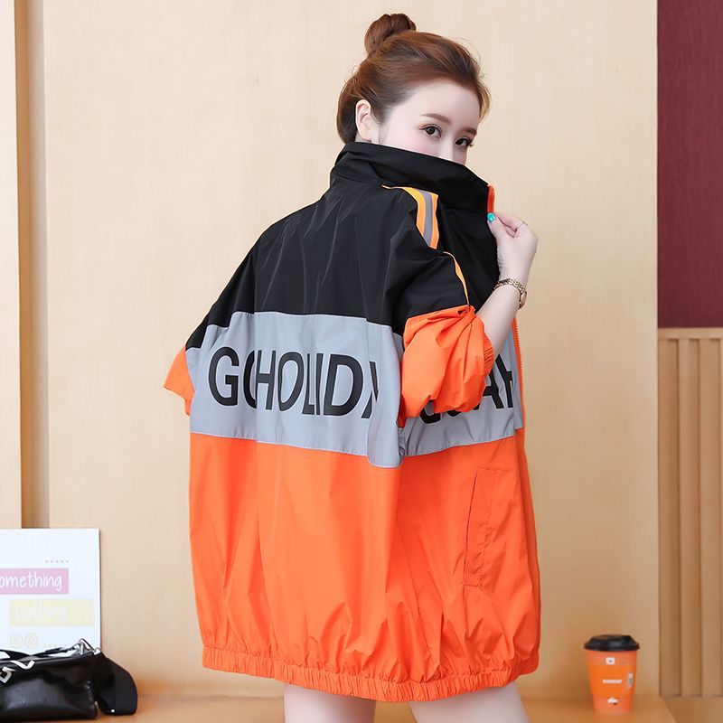 防曬服外套寬鬆大碼女裝風衣春秋季防曬衣新款時尚洋氣百搭棒球服