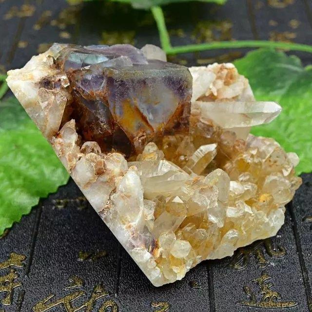 瑶岗仙萤石 水晶 天然矿物晶体矿石教学 标本 原石宝石石头c01