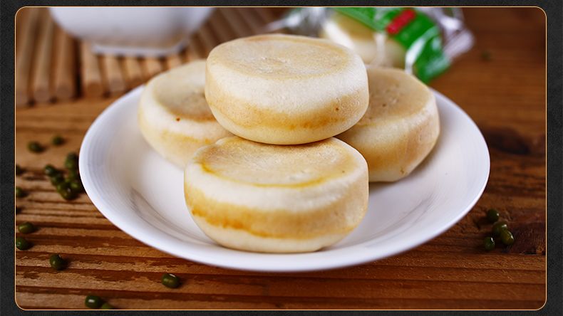【买一送一】千丝肉松饼早餐绿豆饼小吃面包蛋糕休闲网红零食批发