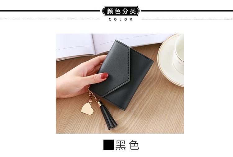 新款女士短款小钱包迷你学生韩版小手包时尚可爱零钱包卡包